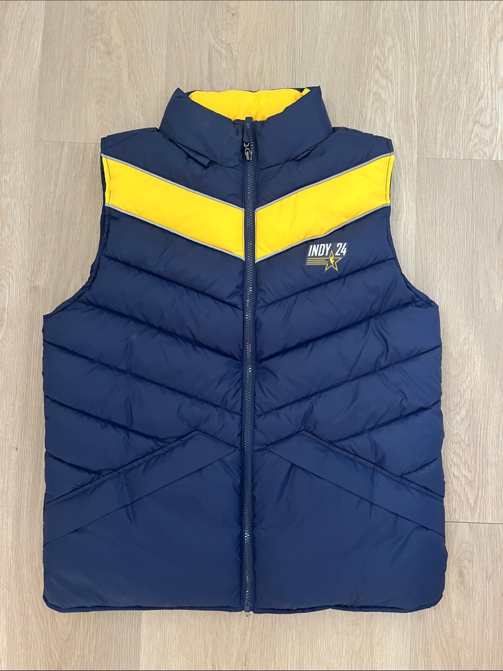 BDA Men’s Indy 2024 NBA All-Star Game Quilted Puffer Vest - Men’s Small